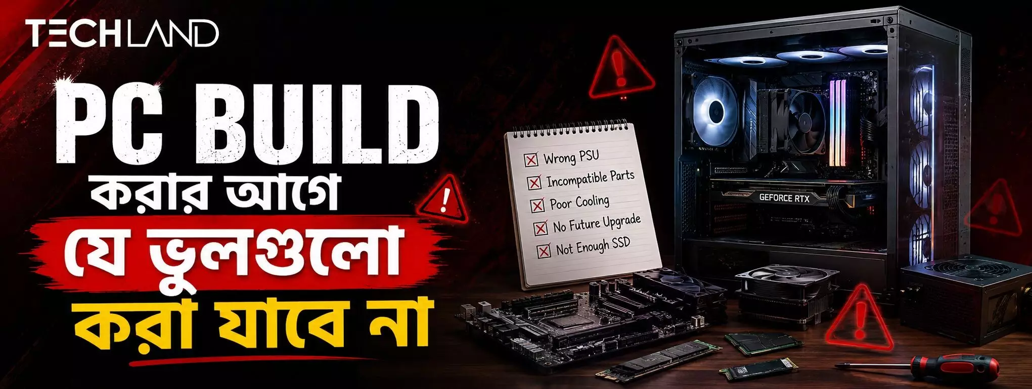 PC Build করার আগে যে ভুলগুলো করা যাবে না 
