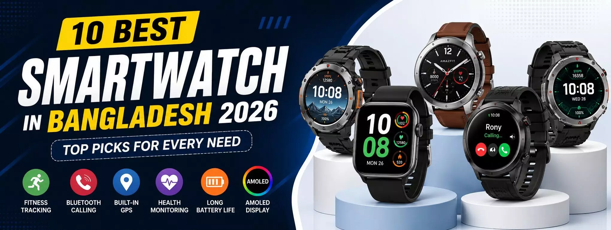 Top 10 Smartwatch in Bangladesh 2026