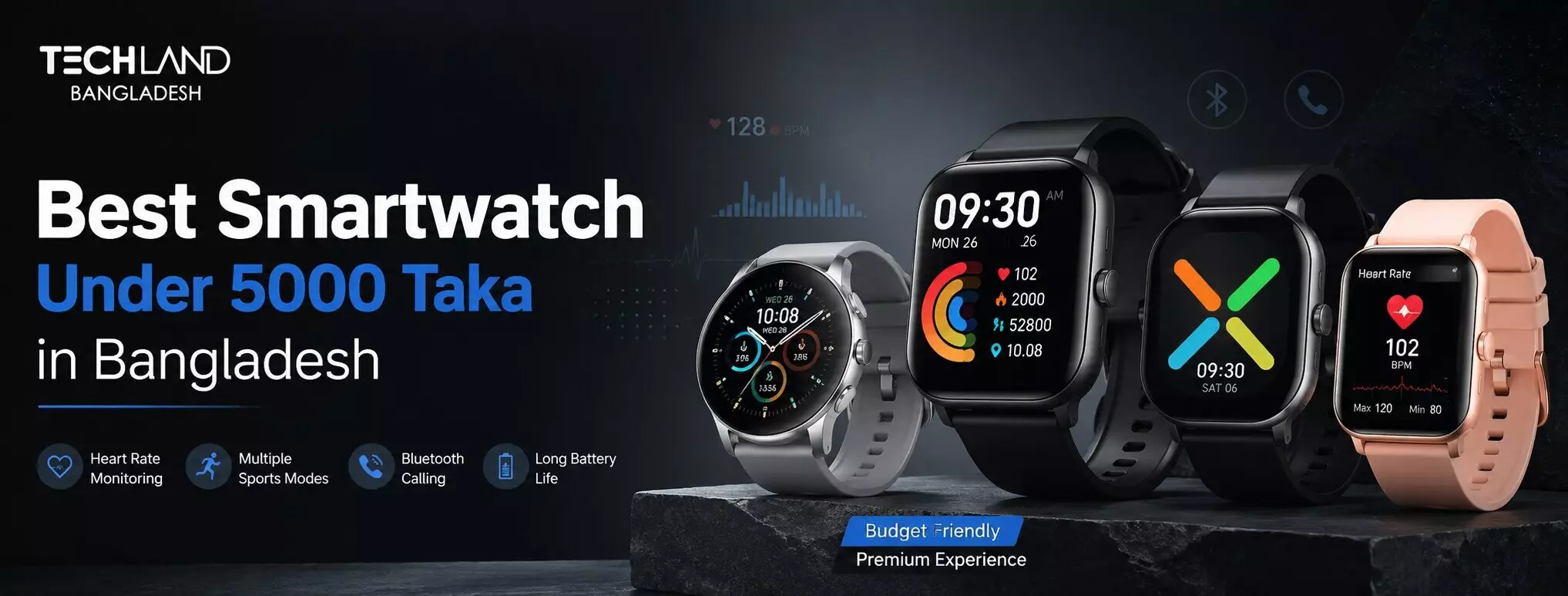 Best Smartwatch Under 5000 Taka in Bangladesh