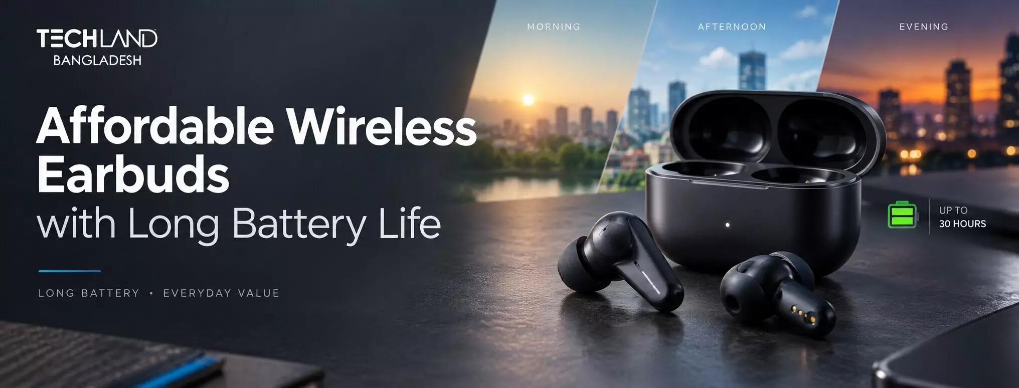 Affordable Wireless Earbuds with Long Battery Life Available in Bangladesh