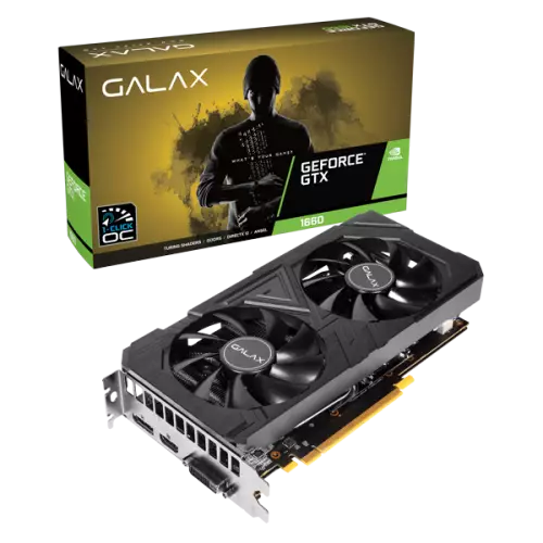 GALAX GeForce GTX 1660 EX (1-Click OC) 6GB Graphics Card