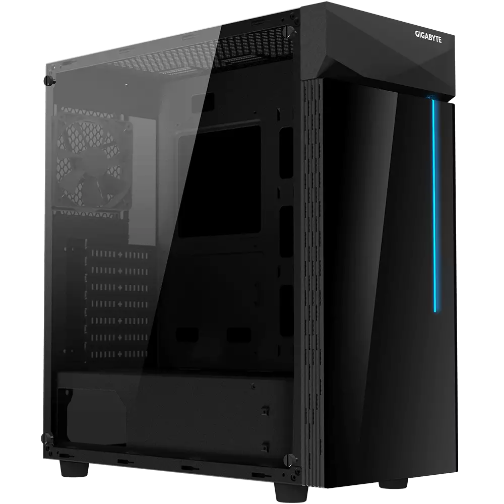 GIGABYTE C200 GLASS RGB LED MID TOWER CASE