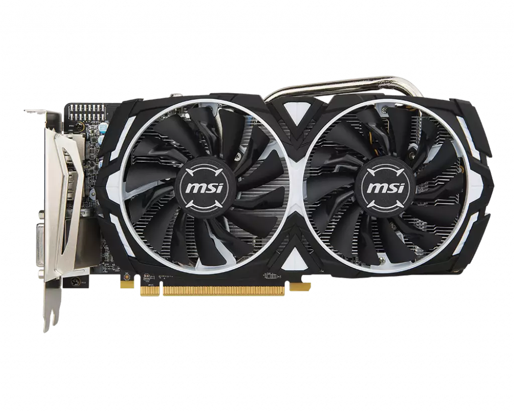 MSI Radeon RX 570 ARMOR OC 4GB Graphics Card - 1