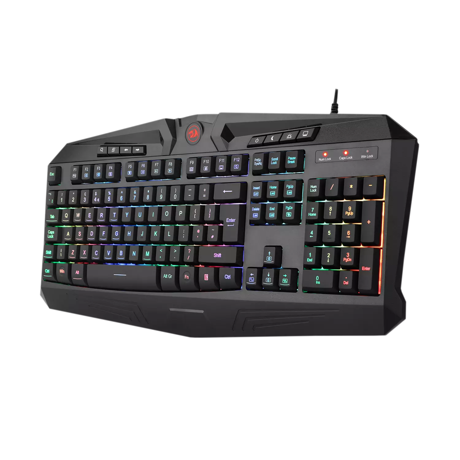 Redragon S101-UK RGB Gaming Keyboard and Gaming Mouse Combo - 1