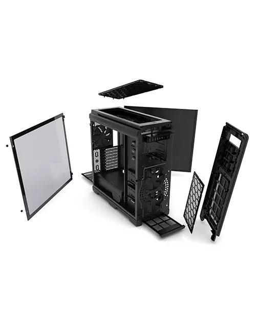 Phanteks PH-ES614LTG-BK Enthoo Luxe Full Tower Tempered Glass LED Casing-2