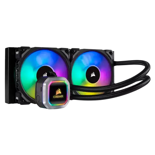 Corsair Hydro Series H100i RGB PLATINUM 240mm All in One Liquid CPU Cooler