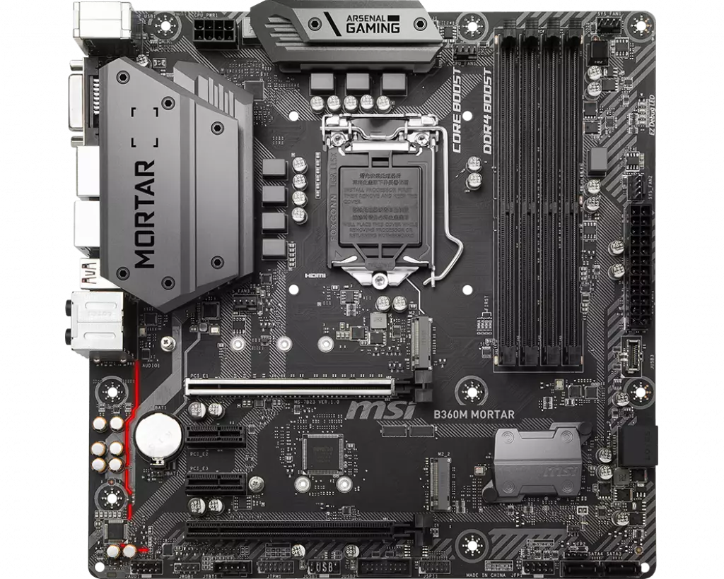 MSI B360M Mortar Intel Motherboard - 1