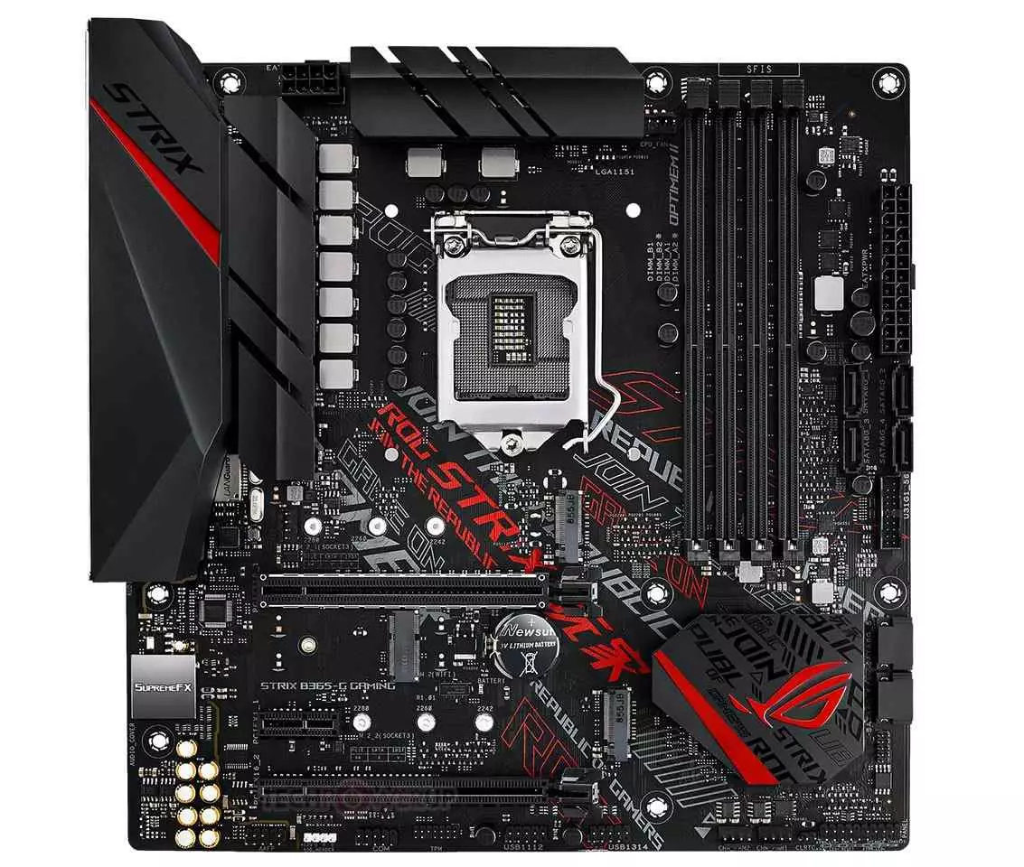 ASUS ROG STRIX B365-G RGB INTEL LGA-1151 mATX GAMING MOTHERBOARD - 1
