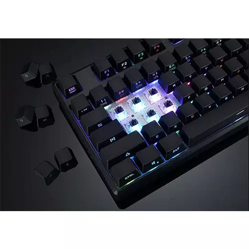 Motospeed K96 (CK107) Side Engraved Keycaps USB Wired Mechanical Gaming Keyboard - 2