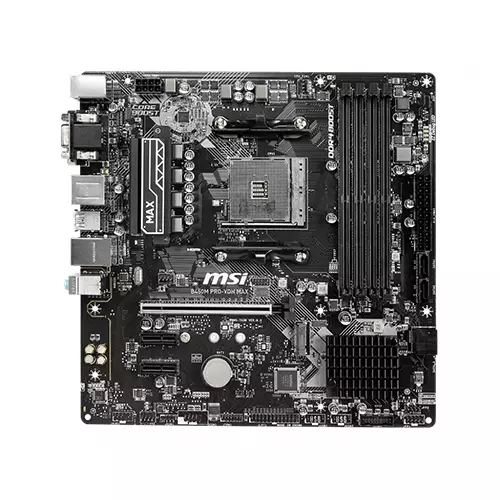 MSI B450M PRO-VDH MAX AMD AM4 GAMING MOTHERBOARD - 1
