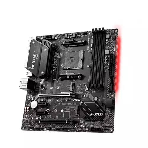 MSI B450M MORTAR MAX MILITARY STYLE AMD GAMING MOTHERBOARD - 1