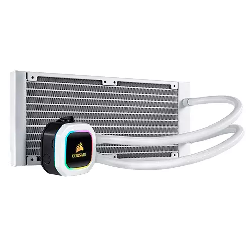 Corsair Hydro Series H100I RGB Platinum SE 240mm All in One Liquid CPU Cooler - 1