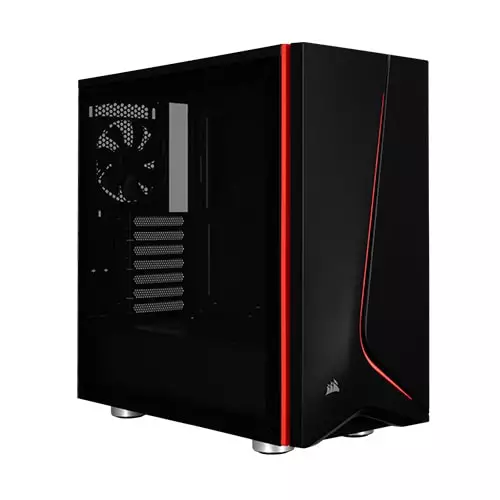 Corsair Carbide SPEC-06 Tempered Glass Mid-Tower Gaming Case -White