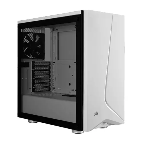 Corsair Carbide SPEC-06 Tempered Glass Mid-Tower Gaming Case -White