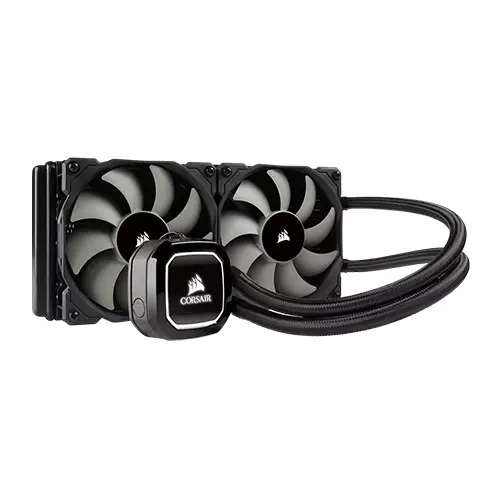 Corsair Hydro Series H100x High Performance 240mm All in One Liquid CPU Cooler - 1