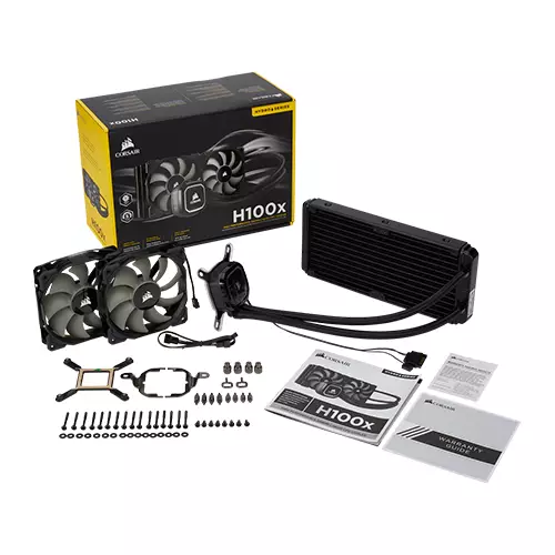 Corsair Hydro Series H100x High Performance 240mm All in One Liquid CPU Cooler