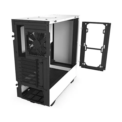 NZXT H510 COMPACT MID TOWER CASE (White/Black) - 2