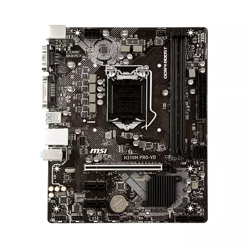 MSI H310M-PRO-VD Micro-ATX Motheboard - 1