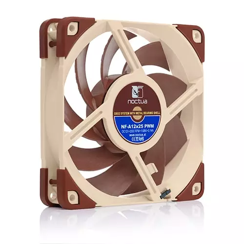 Noctua NF-A12x25 Premium Quiet Cooling Fan - 1