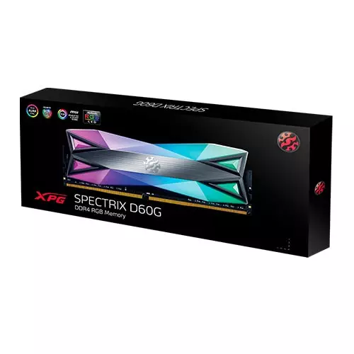 ADATA XPG SPECTRIX D60G RGB 8GB DDR4 3000MHz Desktop Ram - 2