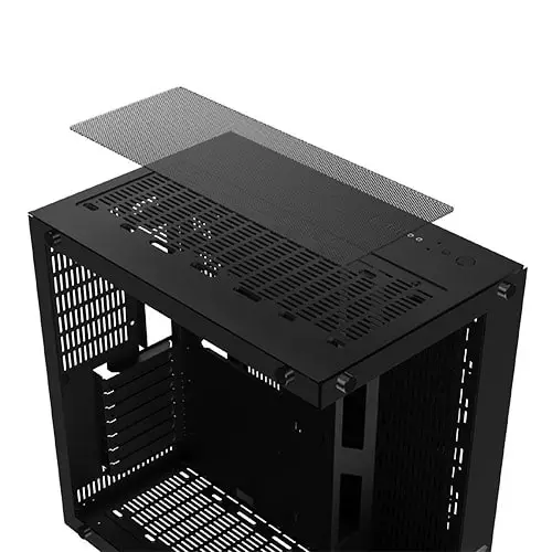XIGMATEK Aquarius Plus Black Tempered Glass ATX Case - 6