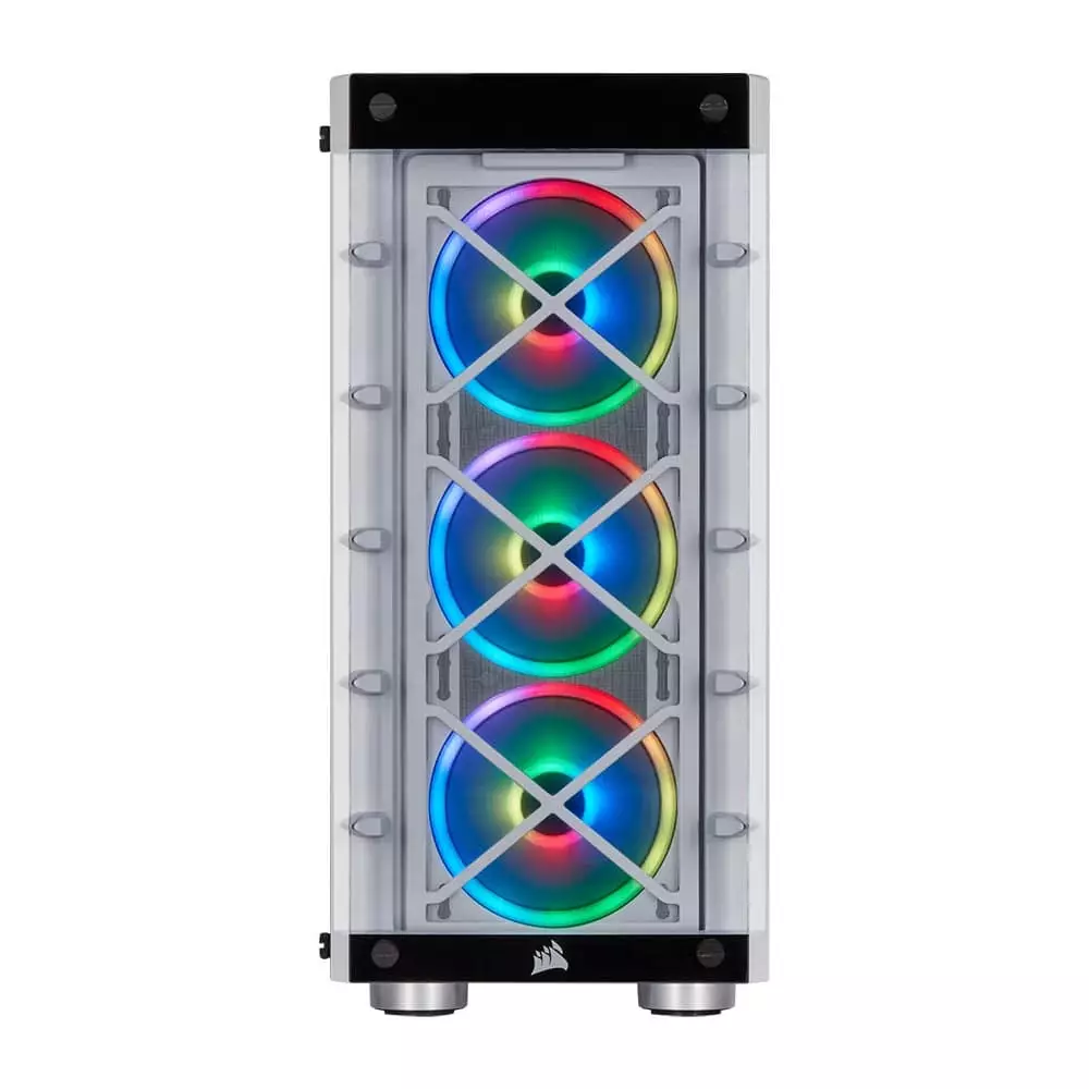 Corsair iCUE 465X RGB Mid-Tower ATX Smart Case - White-1