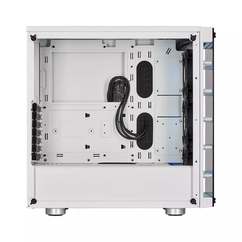 Corsair iCUE 465X RGB Mid-Tower ATX Smart Case - White-4