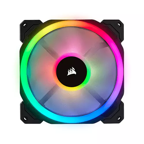 CORSAIR LL140 RGB 140mm Dual Light Loop LED PWM Case Fan - 1