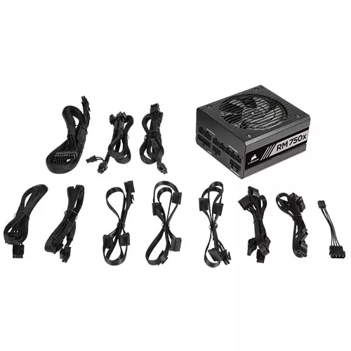 Corsair RM750x 750 Watt 80 PLUS Gold Certified Fully Modular Power Supply with 10 Years warranty-gallery-4