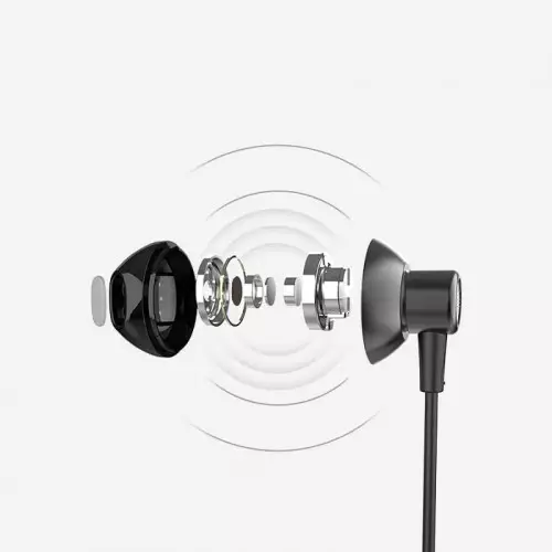 UiiSii HM12 Wired In-Ear Deep Bass Earphone (Black) - 2