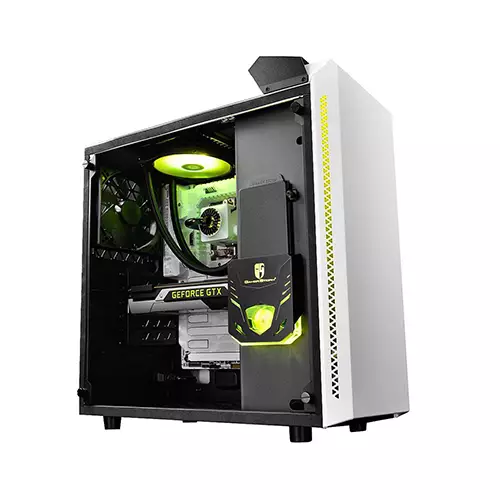 Deepcool Gamer Storm Baronkase Liquid Atx Gaming Case (White) - 1