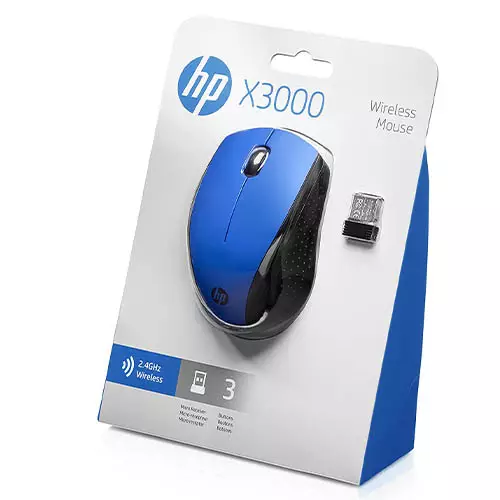 HP X3000 Wireless Mouse (Purple)