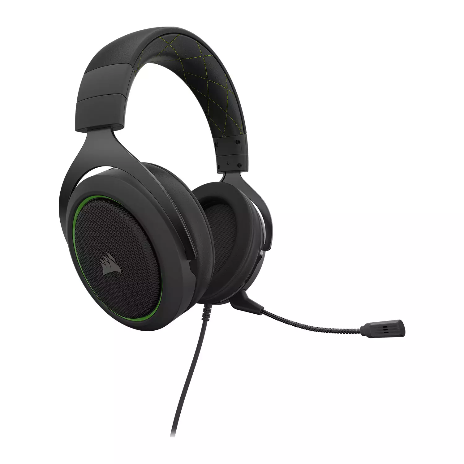 Corsair HS50 Pro Stereo 3.5mm Gaming Headphone (Green) - 3