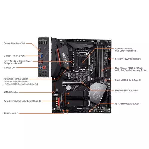 Gigabyte Z490 AORUS ELITE Intel 10th Gen Motherboard-gallery-2