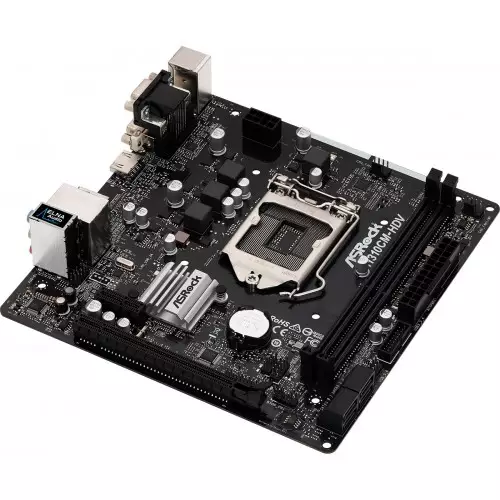 ASRock H310CM-HDV 9th Gen Micro ATX Motherboard - 3
