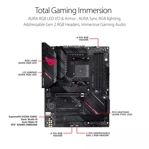 ASUS ROG STRIX B550-F GAMING AM4 ATX Motherboard - 1