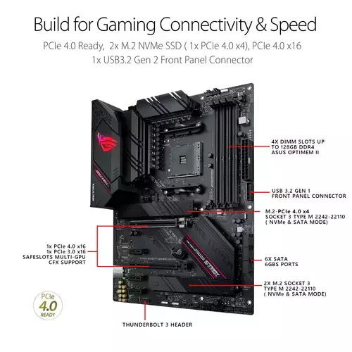 ASUS ROG STRIX B550-F GAMING AM4 ATX Motherboard - 3