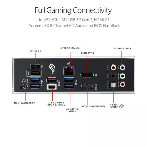 ASUS ROG STRIX B550-F GAMING AM4 ATX Motherboard - 4