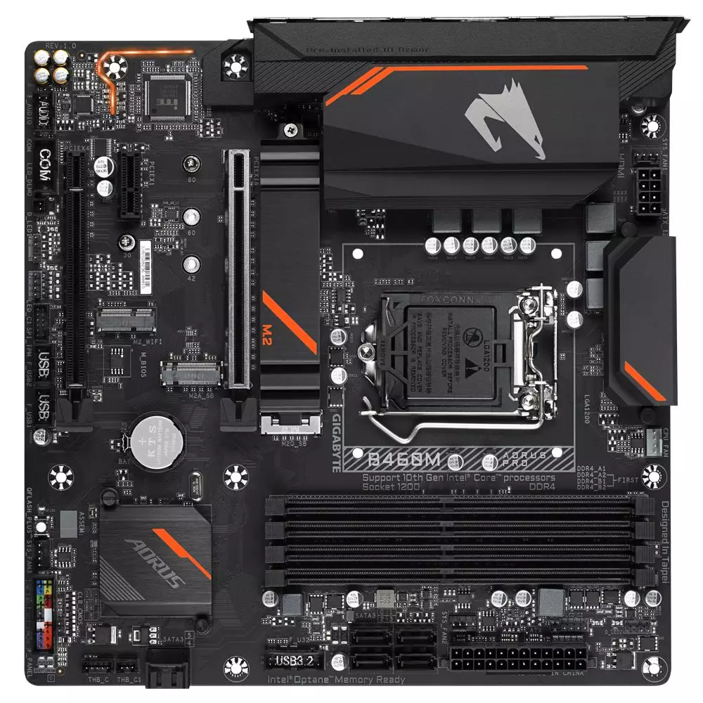 Gigabyte B460M Aorus Pro Intel 10th Gen ATX Motherboard - 3