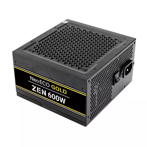 Antec NeoECO NE600G Zen 600W 80 Plus Gold Certified Non-Modular Active PFC Power Supply - 1