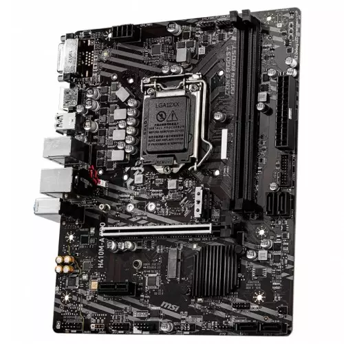 MSI Intel H410M-A PRO Micro-ATX Motherboard - 0