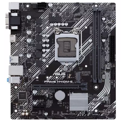 Asus Prime H410M-E Intel 10th Gen Micro-ATX Motherboard - 0