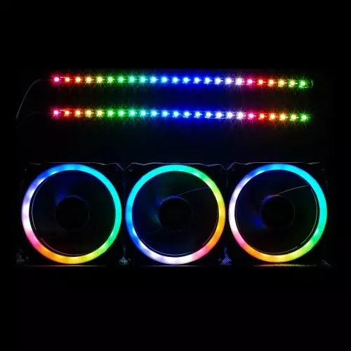 Antec Prizm 120 ARGB 3+2+C 3 in 1 Cooling Fan with controller & ARGB LED Strips-gallery-1