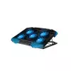 NUOXI Laptop Cooler 5 LED Fans Aluminium Cooling Pad-2