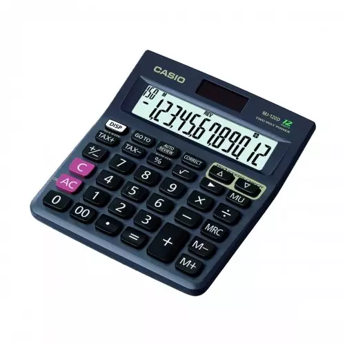 Casio MJ-120D 150 Steps Check and Correct Desktop Calculator