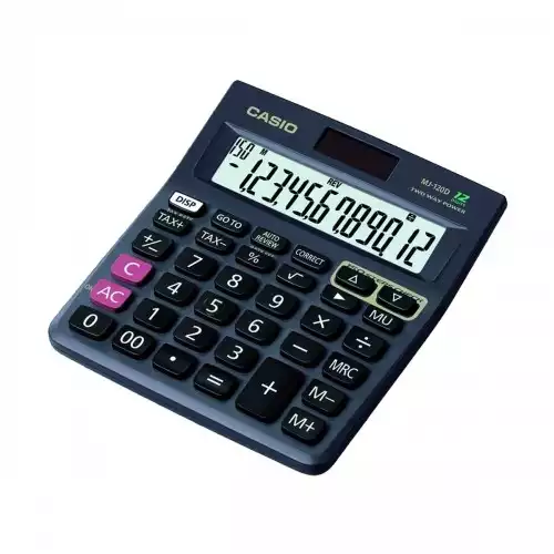 Casio MJ-120D 150 Steps Check and Correct Desktop Calculator