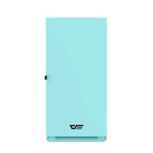 Aigo DarkFlash DLM22 Mini Tower Tempered Glass Micro-ATX Case (Mint Green)