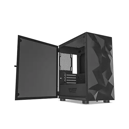 Aigo DarkFlash DLM21 Mini Tower Tempered Glass Micro-ATX Case