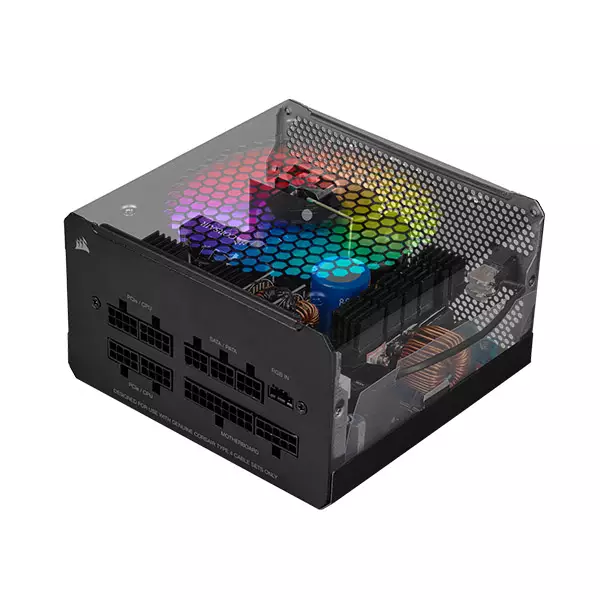 Corsair CX750F RGB 750 Watt 80 Plus Bronze Certified Fully Modular RGB Power Supply - 3