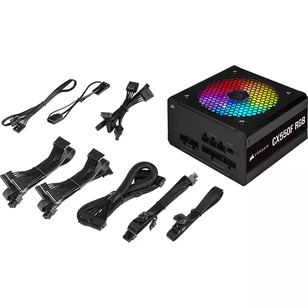 Corsair CX550F RGB 550 Watt Power Supply - 4